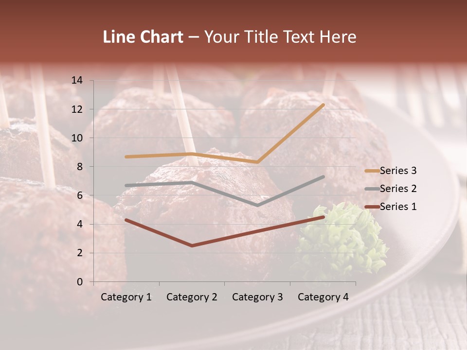 Beef Finger Food Lunch PowerPoint Template