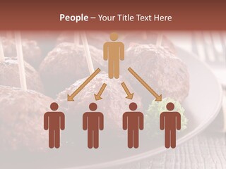Beef Finger Food Lunch PowerPoint Template