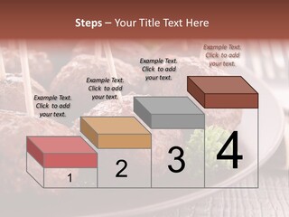 Beef Finger Food Lunch PowerPoint Template