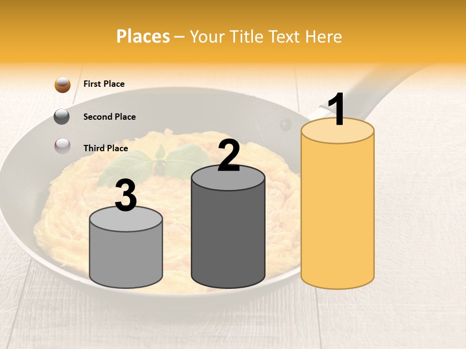 Frying Pan Egg Recipe PowerPoint Template