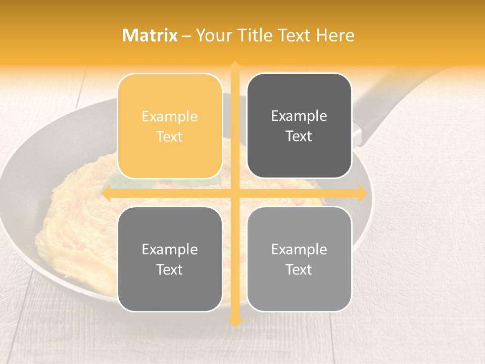 Frying Pan Egg Recipe PowerPoint Template