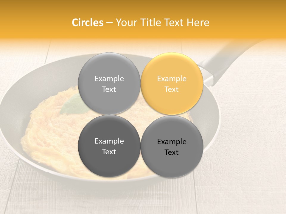 Frying Pan Egg Recipe PowerPoint Template