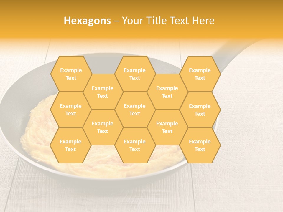 Frying Pan Egg Recipe PowerPoint Template