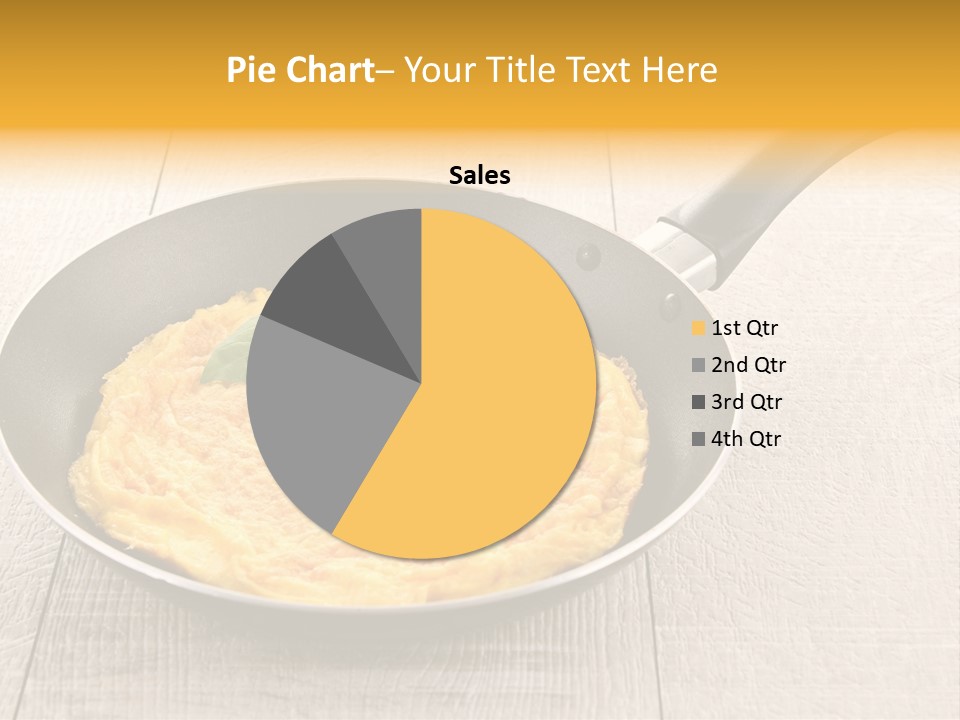 Frying Pan Egg Recipe PowerPoint Template