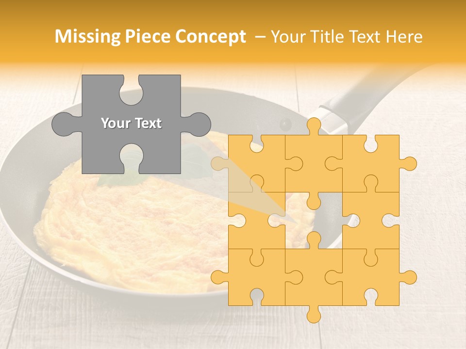 Frying Pan Egg Recipe PowerPoint Template