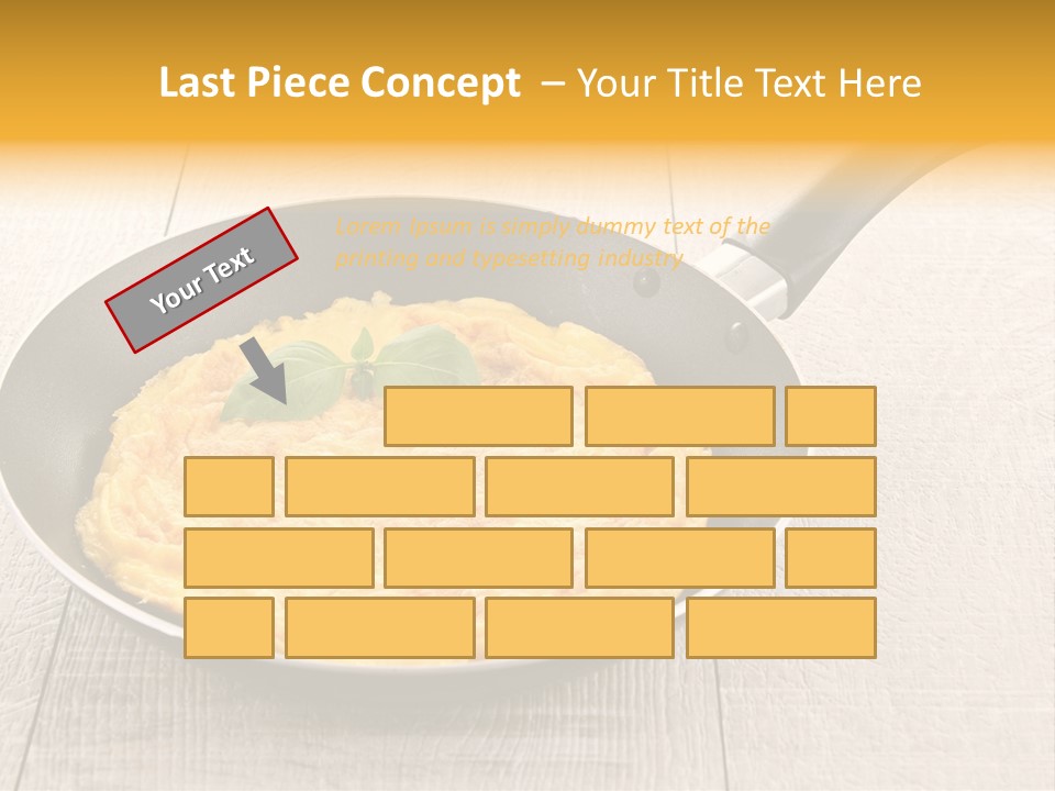 Frying Pan Egg Recipe PowerPoint Template