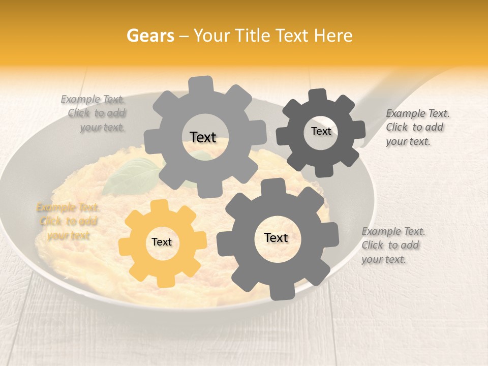 Frying Pan Egg Recipe PowerPoint Template