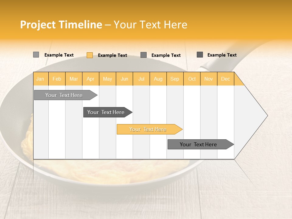 Frying Pan Egg Recipe PowerPoint Template