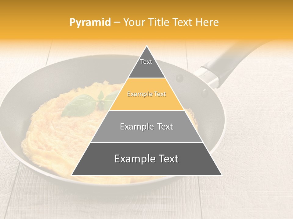 Frying Pan Egg Recipe PowerPoint Template