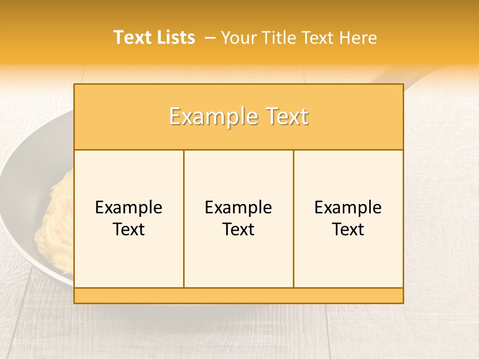 Frying Pan Egg Recipe PowerPoint Template
