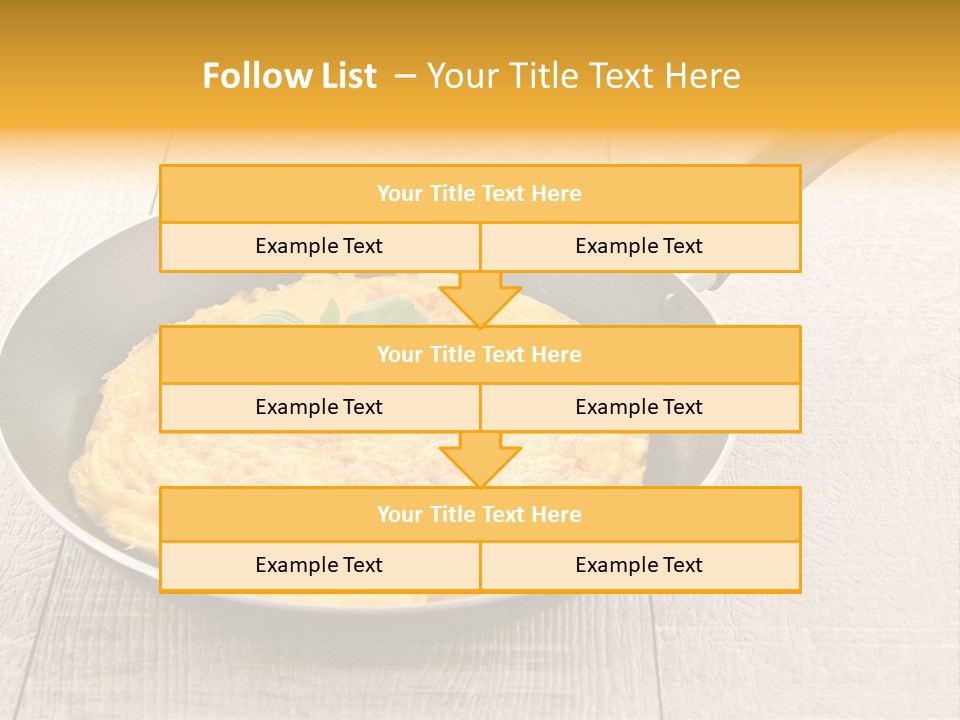 Frying Pan Egg Recipe PowerPoint Template
