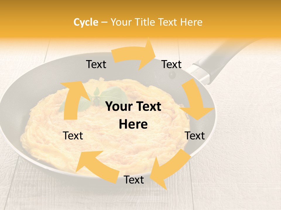Frying Pan Egg Recipe PowerPoint Template