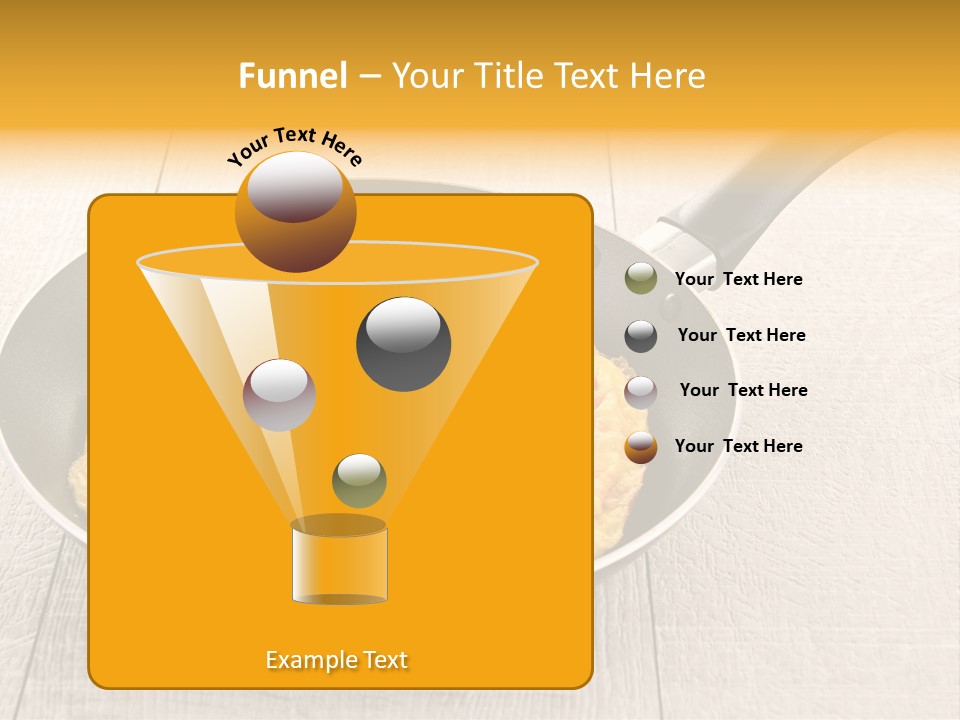 Frying Pan Egg Recipe PowerPoint Template