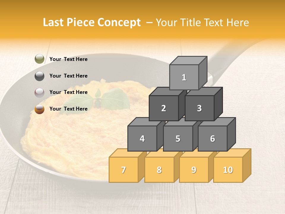 Frying Pan Egg Recipe PowerPoint Template