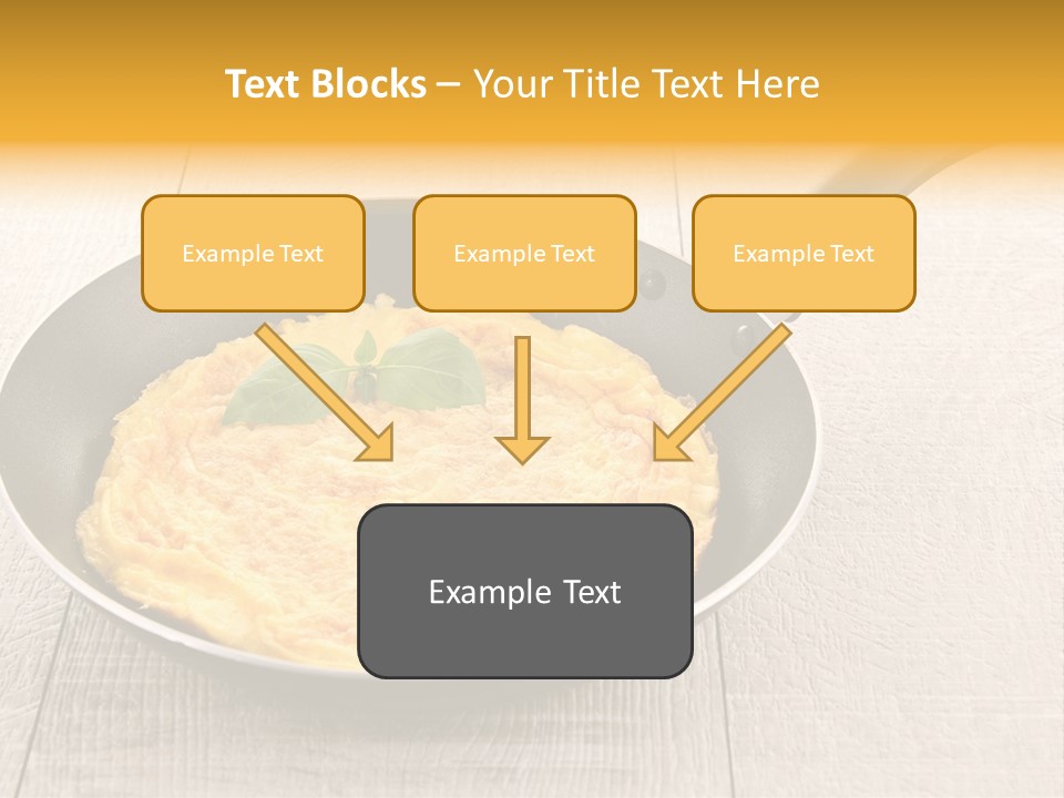 Frying Pan Egg Recipe PowerPoint Template