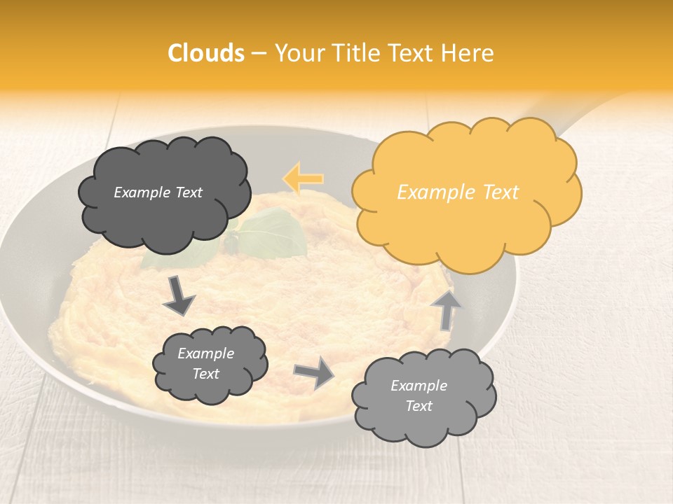 Frying Pan Egg Recipe PowerPoint Template