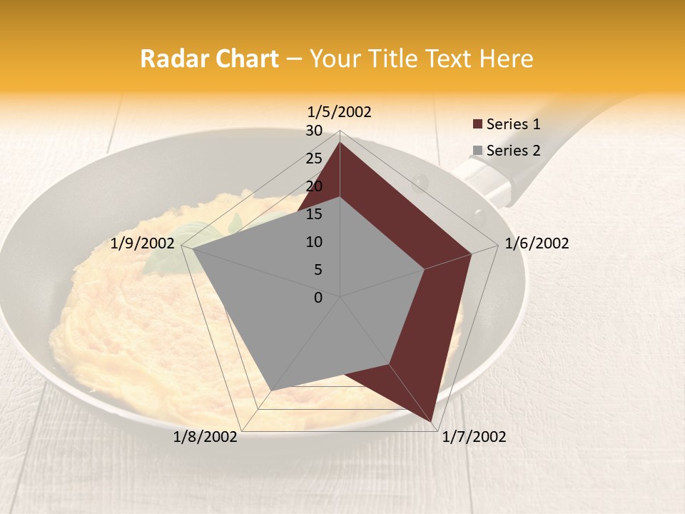 Frying Pan Egg Recipe PowerPoint Template