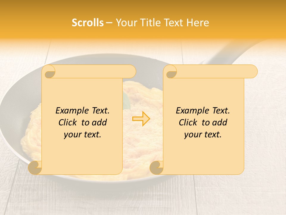 Frying Pan Egg Recipe PowerPoint Template