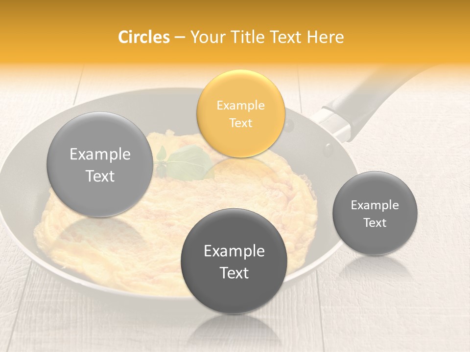 Frying Pan Egg Recipe PowerPoint Template