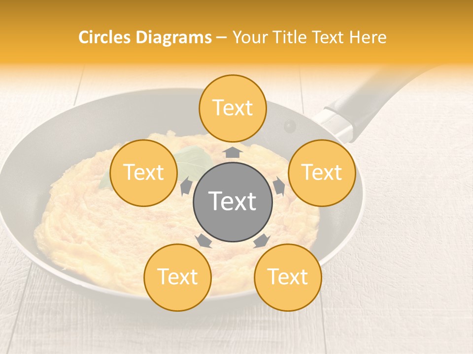 Frying Pan Egg Recipe PowerPoint Template