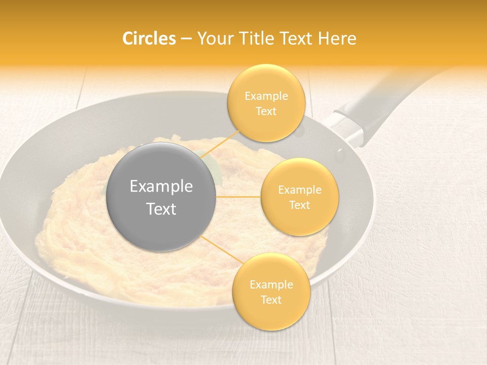 Frying Pan Egg Recipe PowerPoint Template