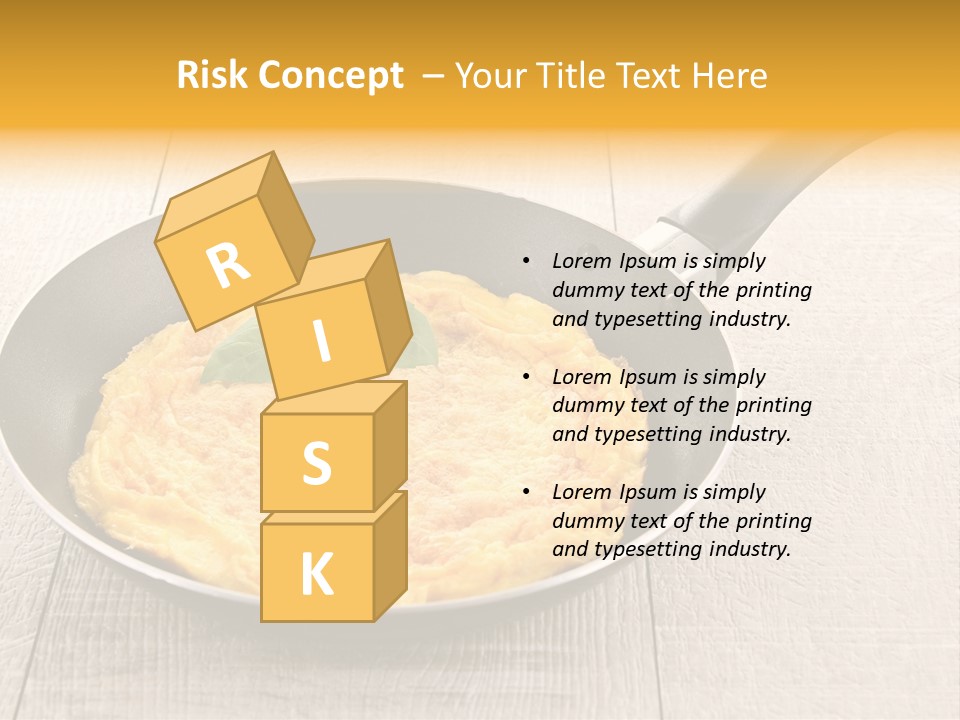 Frying Pan Egg Recipe PowerPoint Template