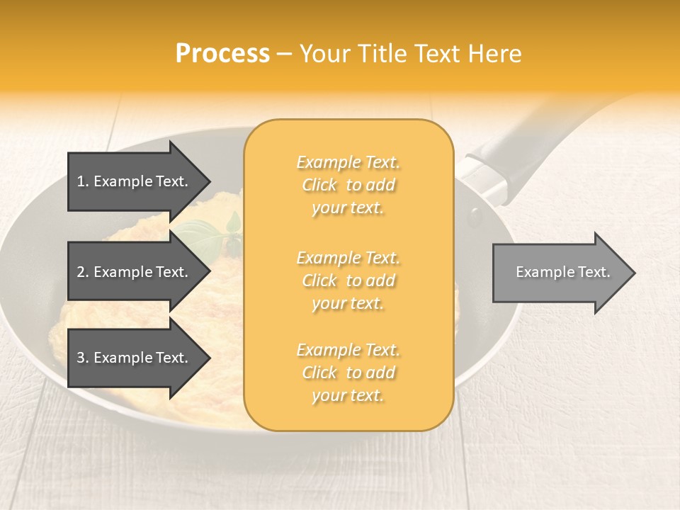 Frying Pan Egg Recipe PowerPoint Template