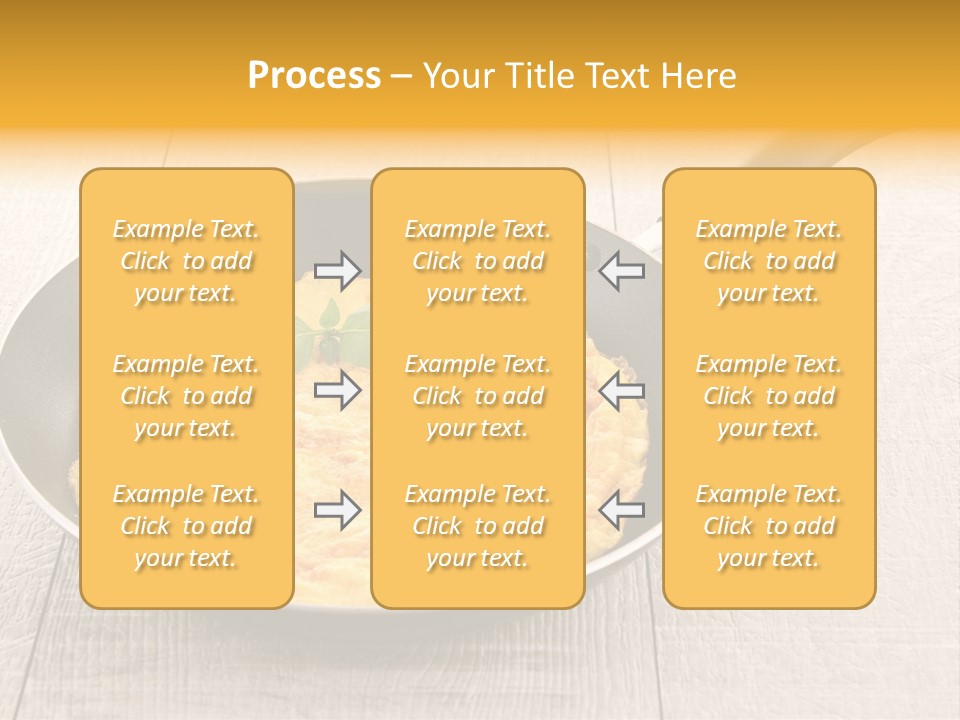 Frying Pan Egg Recipe PowerPoint Template
