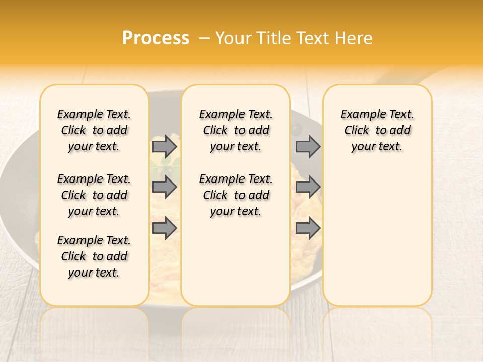 Frying Pan Egg Recipe PowerPoint Template