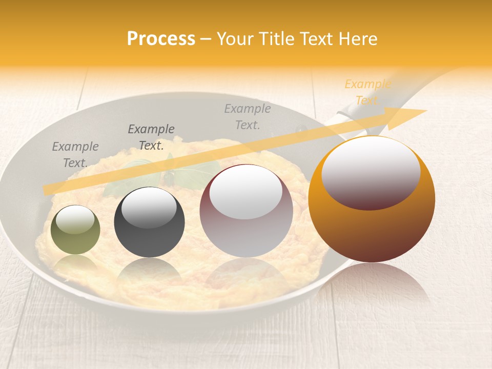 Frying Pan Egg Recipe PowerPoint Template