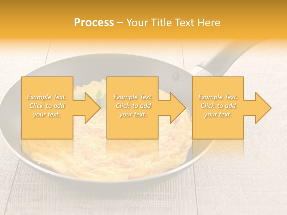 Frying Pan Egg Recipe PowerPoint Template