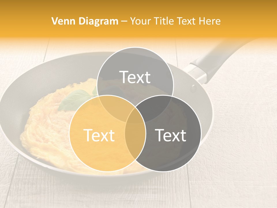 Frying Pan Egg Recipe PowerPoint Template