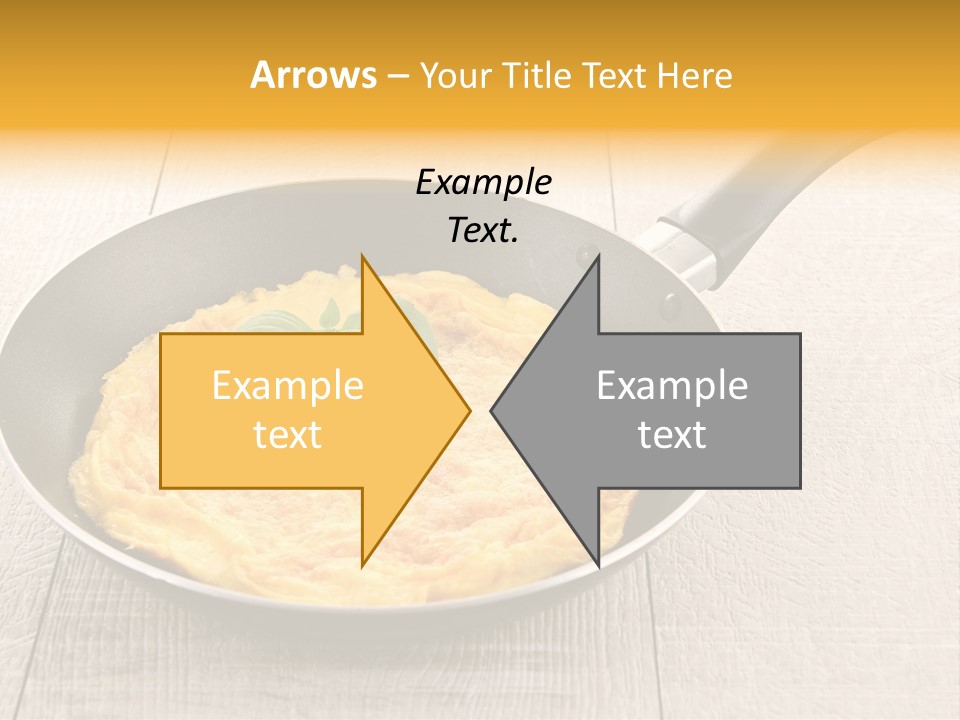 Frying Pan Egg Recipe PowerPoint Template