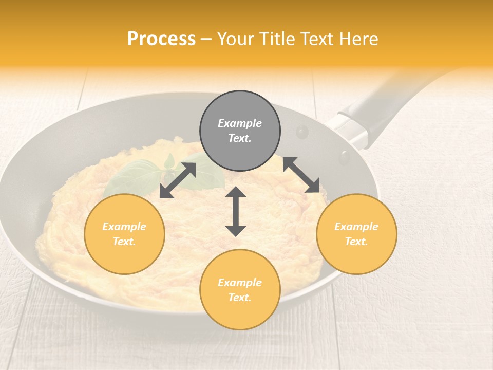 Frying Pan Egg Recipe PowerPoint Template