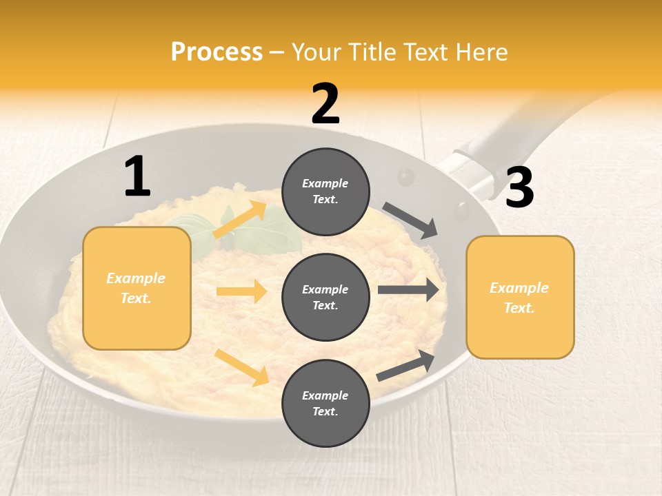 Frying Pan Egg Recipe PowerPoint Template