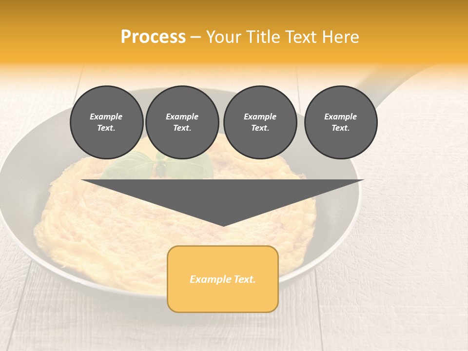 Frying Pan Egg Recipe PowerPoint Template