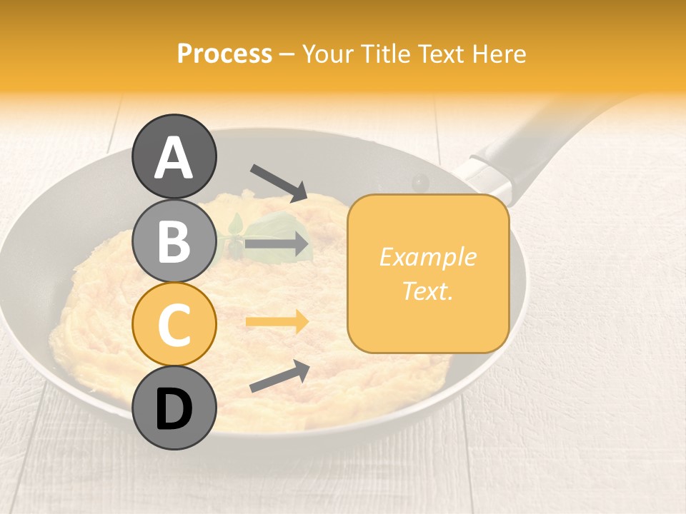 Frying Pan Egg Recipe PowerPoint Template