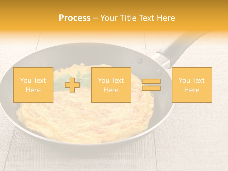 Frying Pan Egg Recipe PowerPoint Template