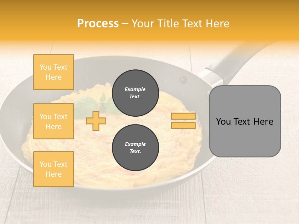 Frying Pan Egg Recipe PowerPoint Template