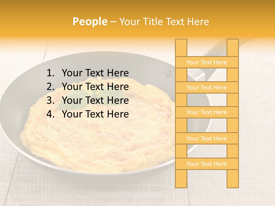 Frying Pan Egg Recipe PowerPoint Template