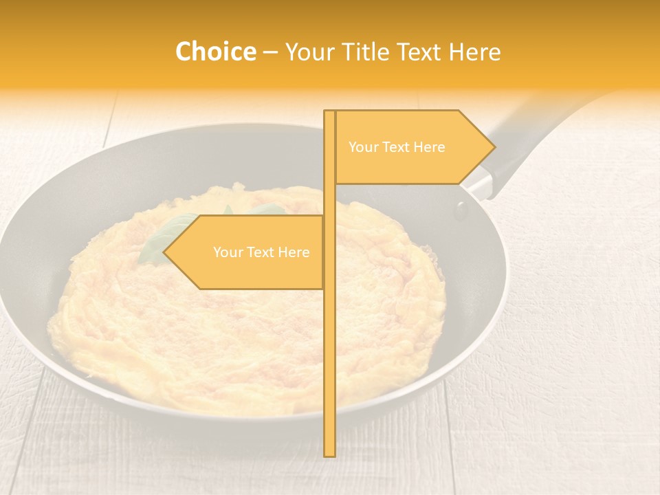 Frying Pan Egg Recipe PowerPoint Template