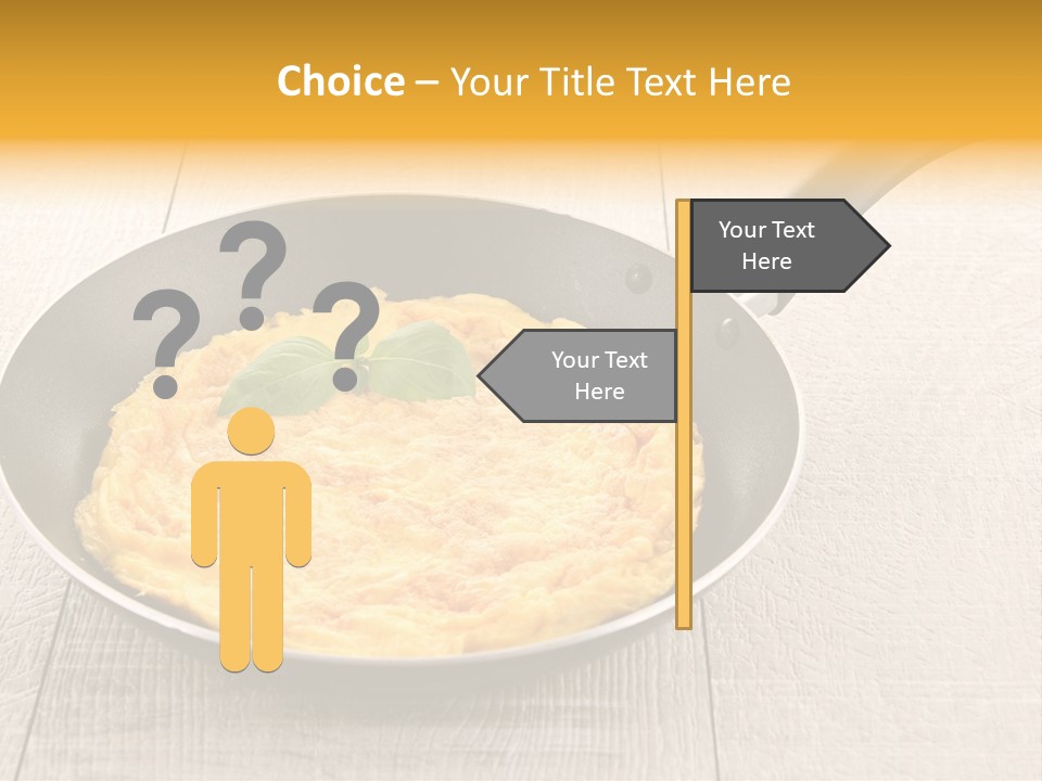 Frying Pan Egg Recipe PowerPoint Template