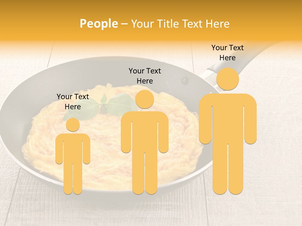 Frying Pan Egg Recipe PowerPoint Template