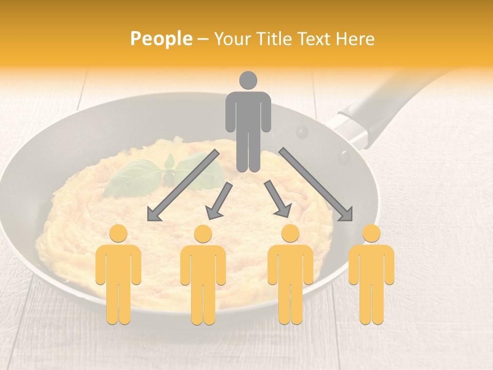 Frying Pan Egg Recipe PowerPoint Template