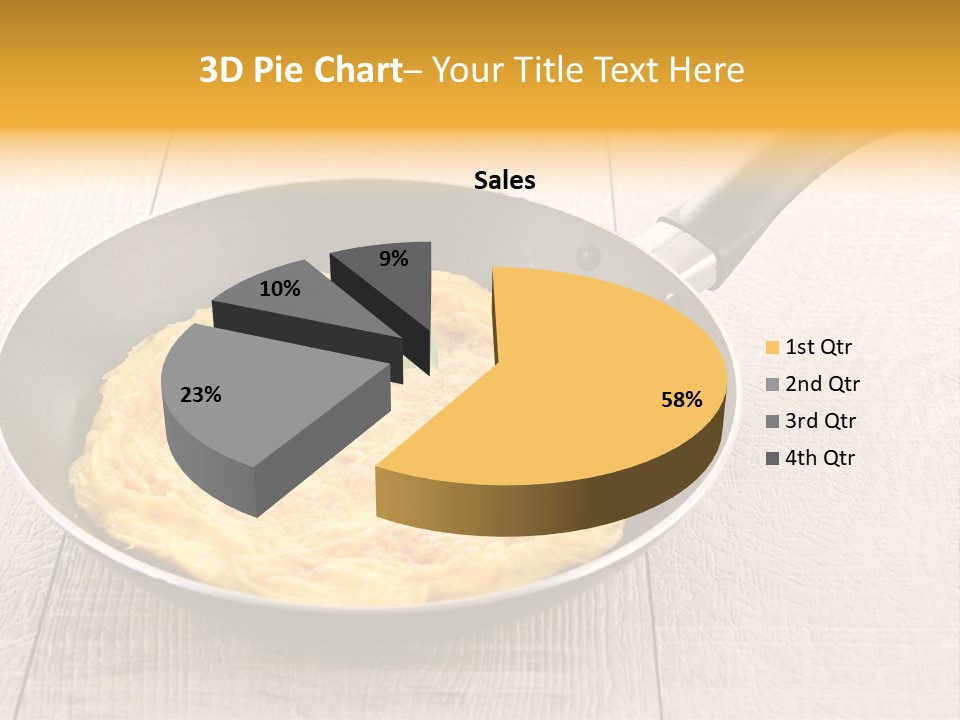 Frying Pan Egg Recipe PowerPoint Template