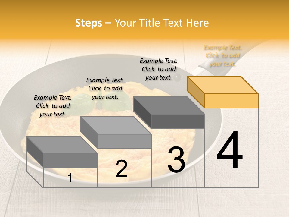 Frying Pan Egg Recipe PowerPoint Template