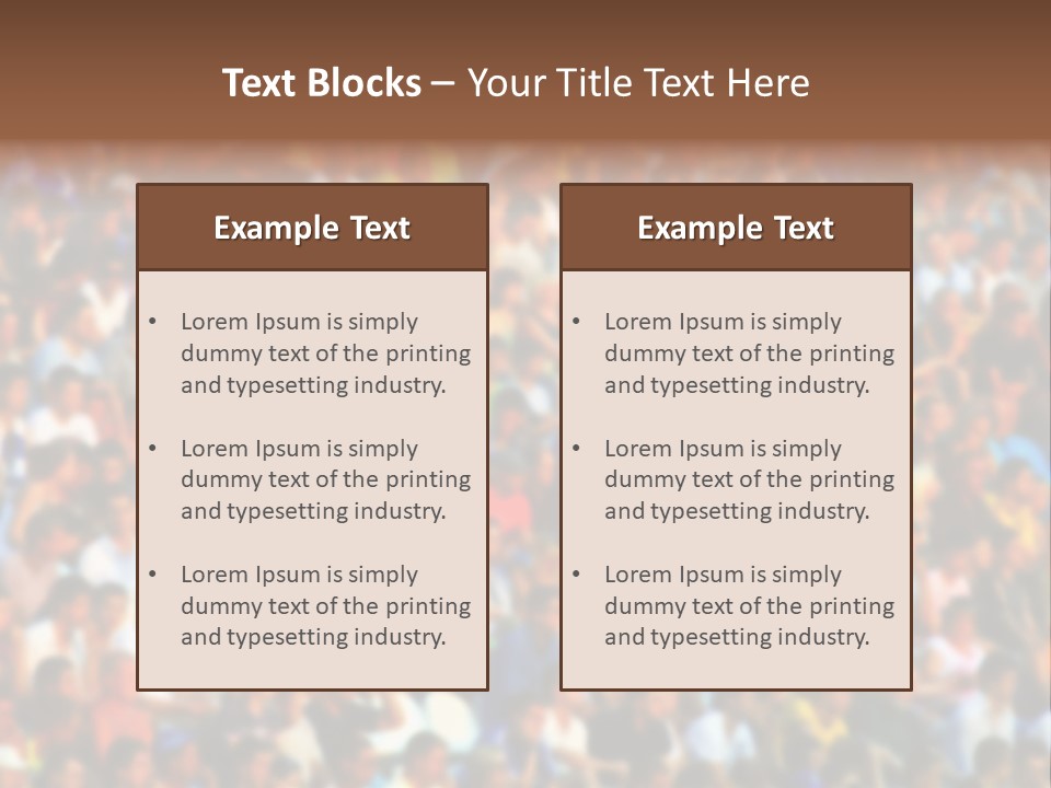 Red Blue Day PowerPoint Template