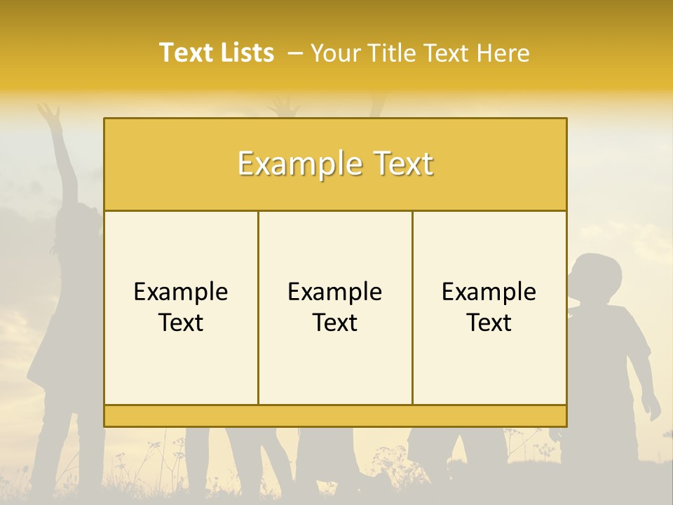 Emotional Youthful Childhood PowerPoint Template