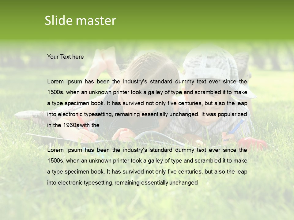 Activity Kid Male PowerPoint Template