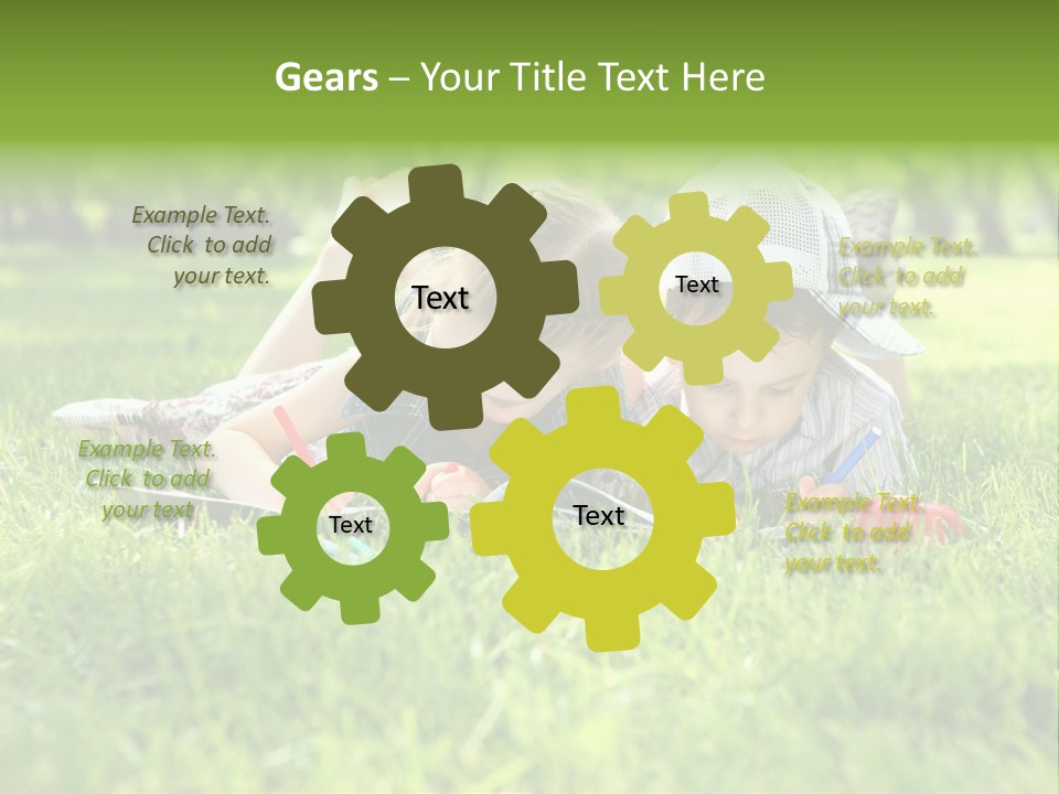 Activity Kid Male PowerPoint Template